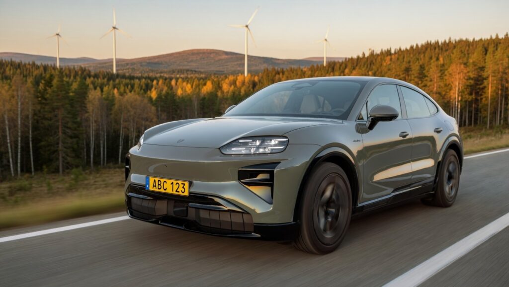porsche-cayenne-electric-oliv-2-1024x578 Porsche gör en familjebil snabbare än gamla superbilar